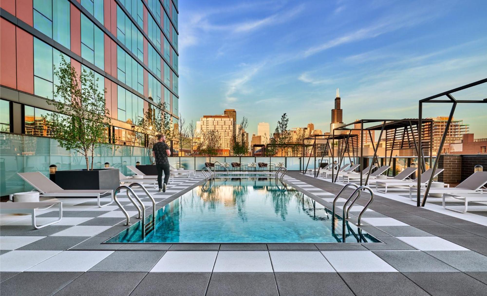 Apartamento Coworking Gym Pool Golfsim Steps From Fultonmarket By Cloud9-160 Chicago Exterior foto